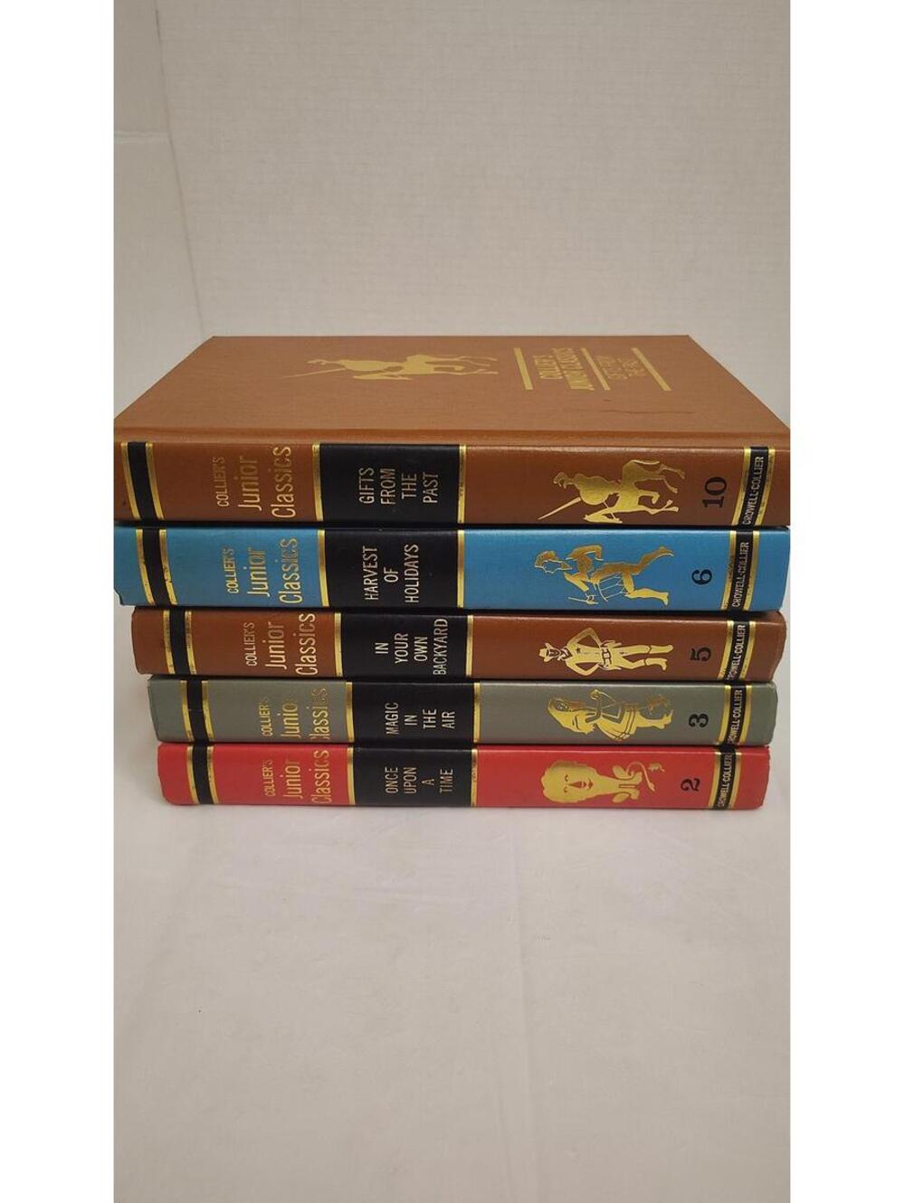Collier’s Junior Classics Vintage Hardcover Book Lot (5 Books)